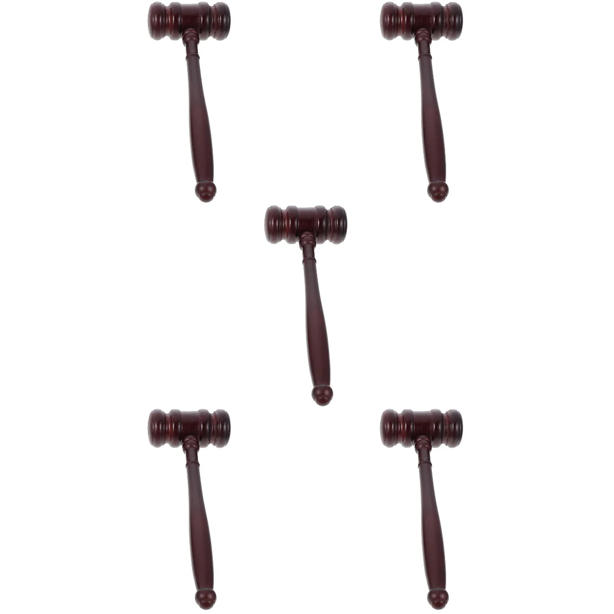 

5 шт. молоток для судьи, молоток из твердой древесины, молоток для судьи, продажа для аукциона, молоток