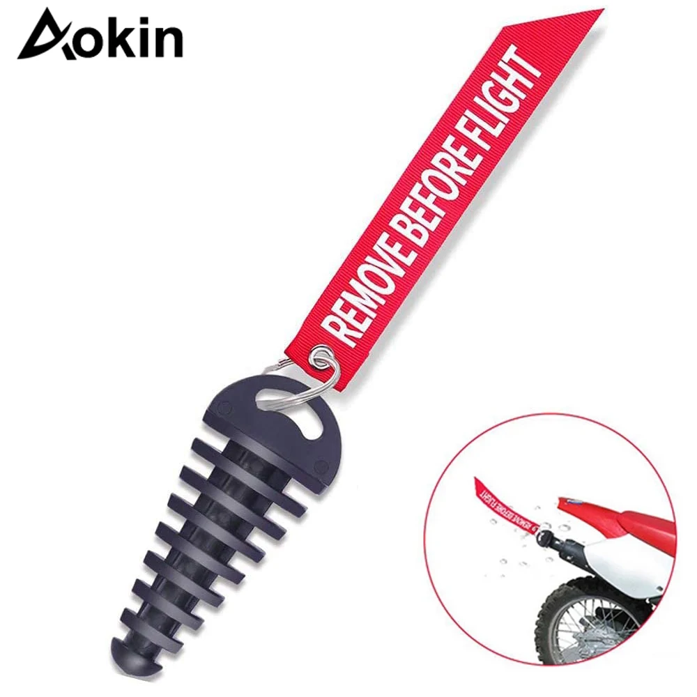 Motorcycle Exhaust Plug Muffler Exhaust Wash Plug 0.6