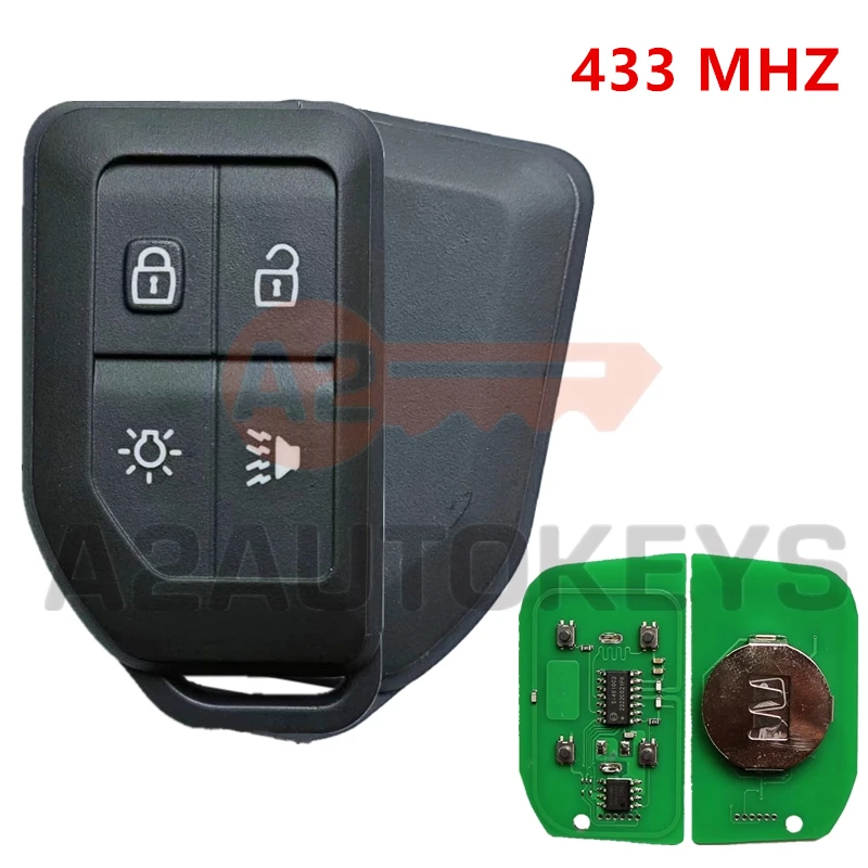A2Autokeys Per Volvo Fm Fh16 Truck Car Smart Key Housing 4 Pulsanti 433 Mhz Car Remont Auto Smart Key