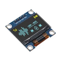 0.96 Inch OLED Display Module SSD1306 I2C IIC SPI Serial 128X64 LCD 4 Pin YellowBlue WhiteBlue for Arduino(Pin Headers Soldered) 3
