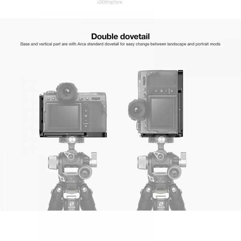 Fujifilm Fuji GFX 100II Leofoto L Quick Release Plate Horizontal And Vertical Quick Release Plate Camera Hand Grip L Bracket