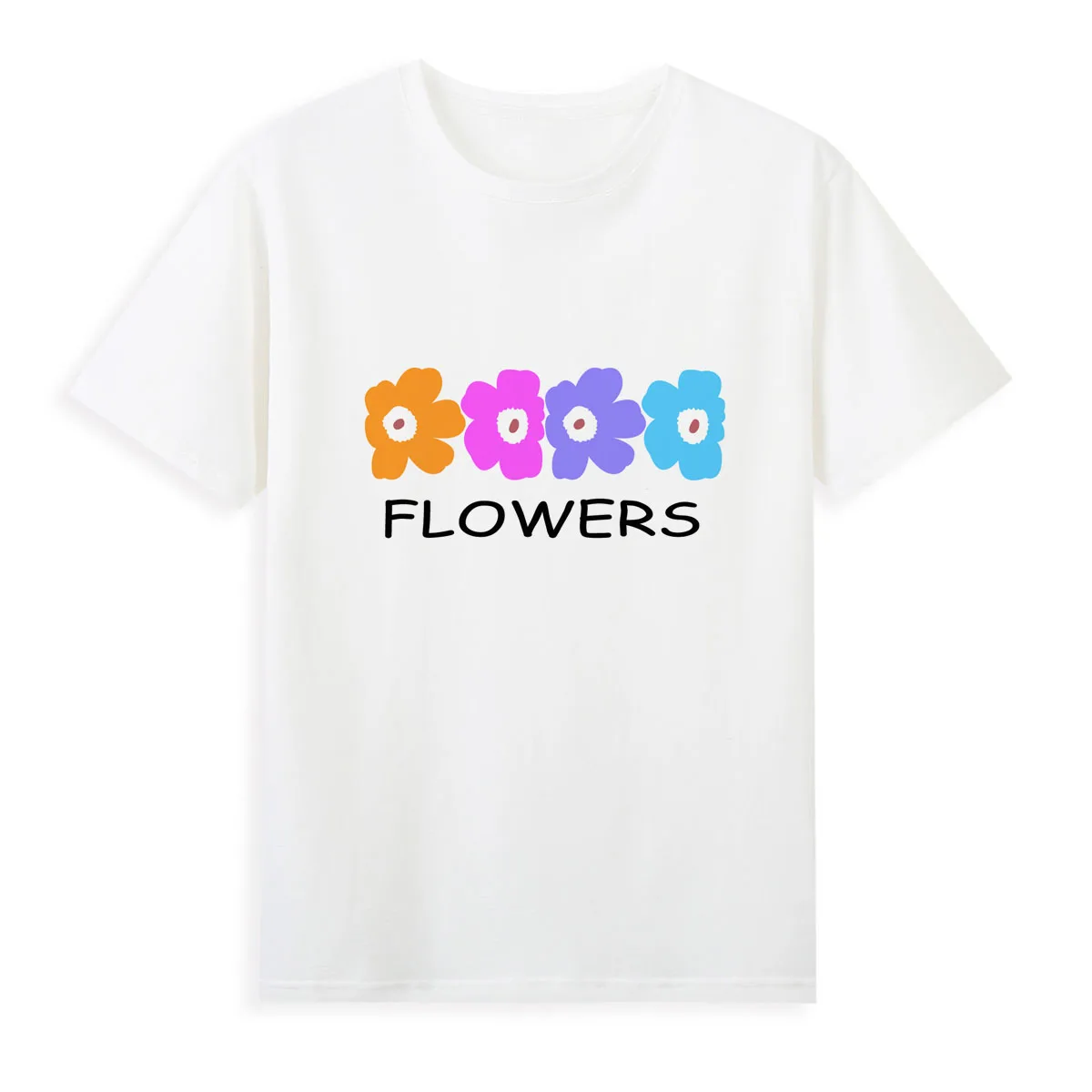 

Colorful small flower printed T-shirt Cool Summer Women Clothing Hot Sale Brand Shirt Fashion Top Tees A0179