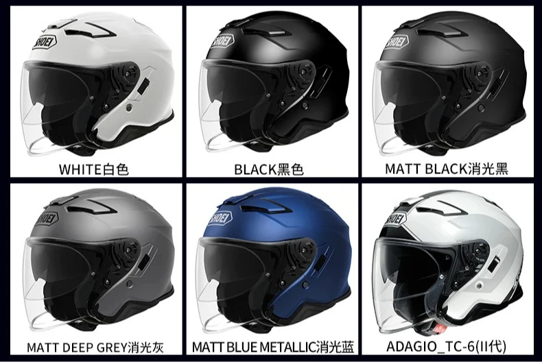 Shoei J-Cruise II グロッシーホワイト ジェットヘルメット 3/4