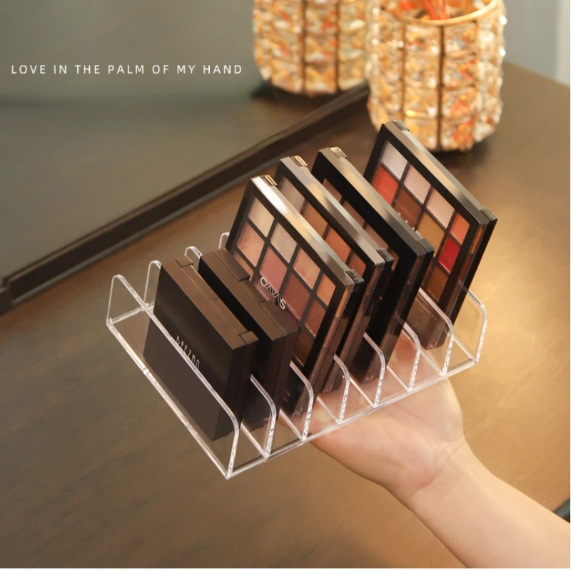 Acrylic Compact Eyeshadow Palette Organizer display Tray Storage Box makeup organizer makeup storage box cosmetic storage box storage box Cosmetics Rack Makeup Tools Holder Drawer Organizer 7 Grids