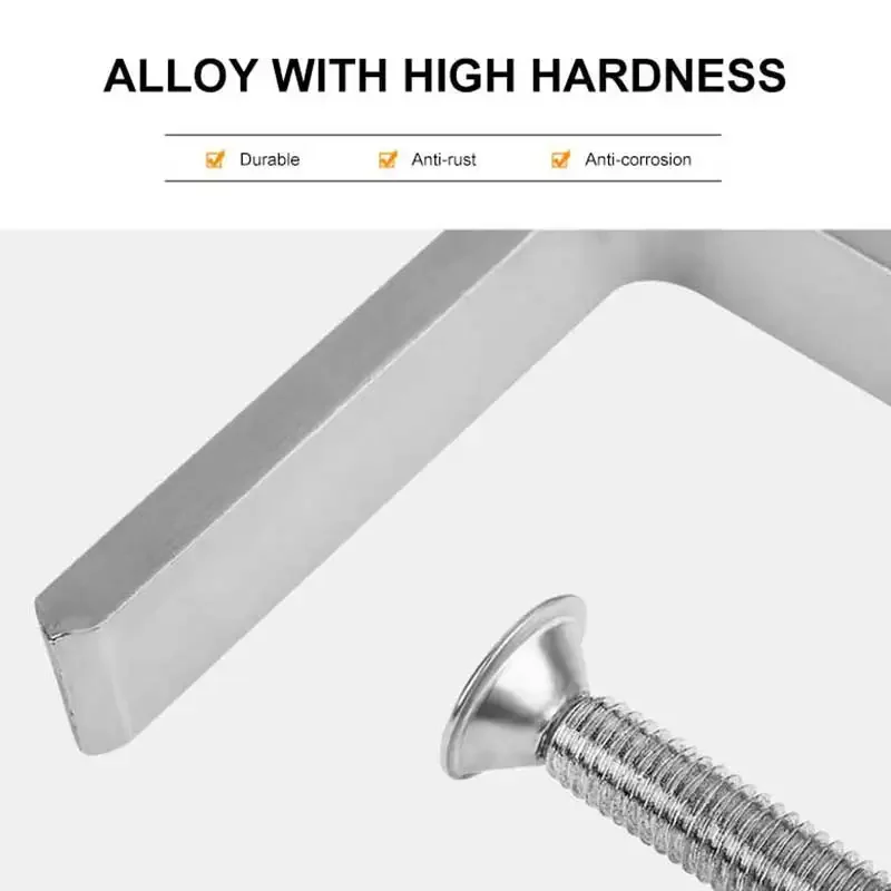 목공 고정 장치 G 형 강철 강력한 F 클립 보드 플랫 스틸 클램핑 장치 C 형 로커 목공 DIY 금속 고정 클립