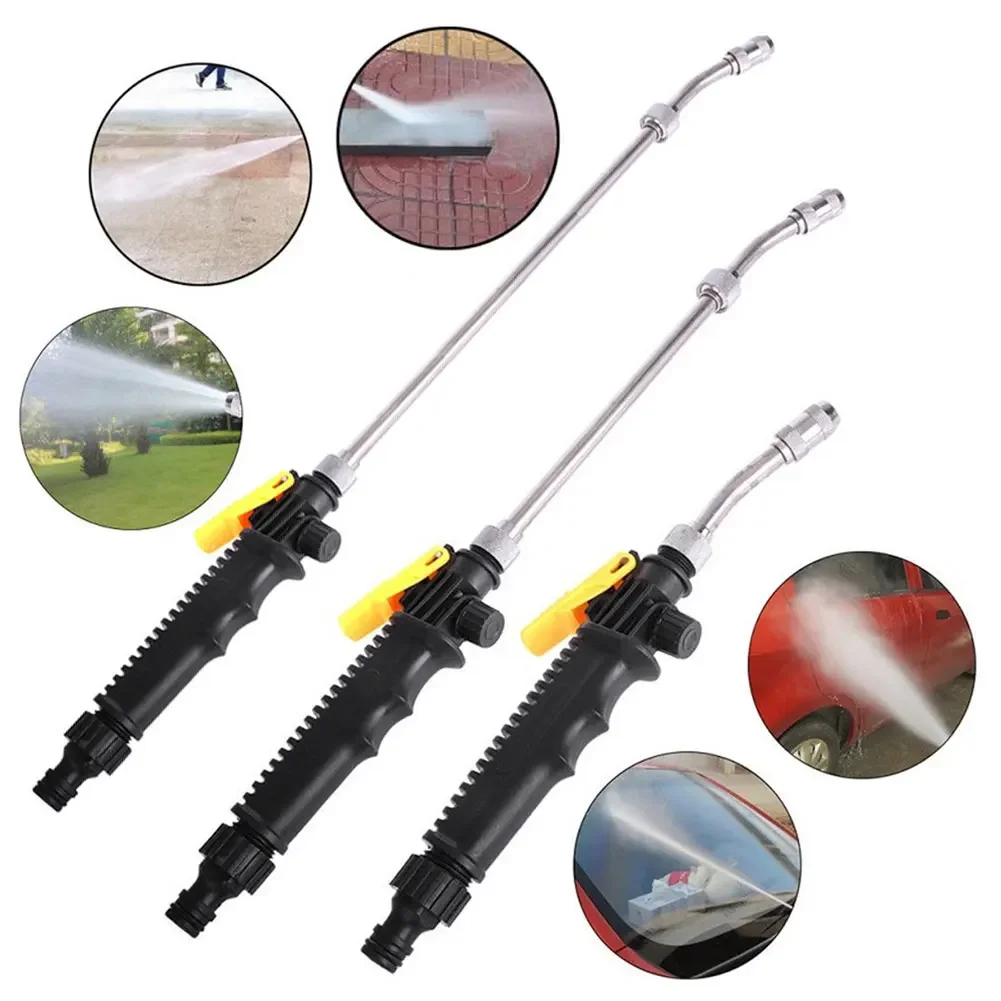 

Садовый водяной пистолет, универсальный водный пистолет высокого давления из нержавеющей стали, для мойки автомобиля, полива растений, распылитель