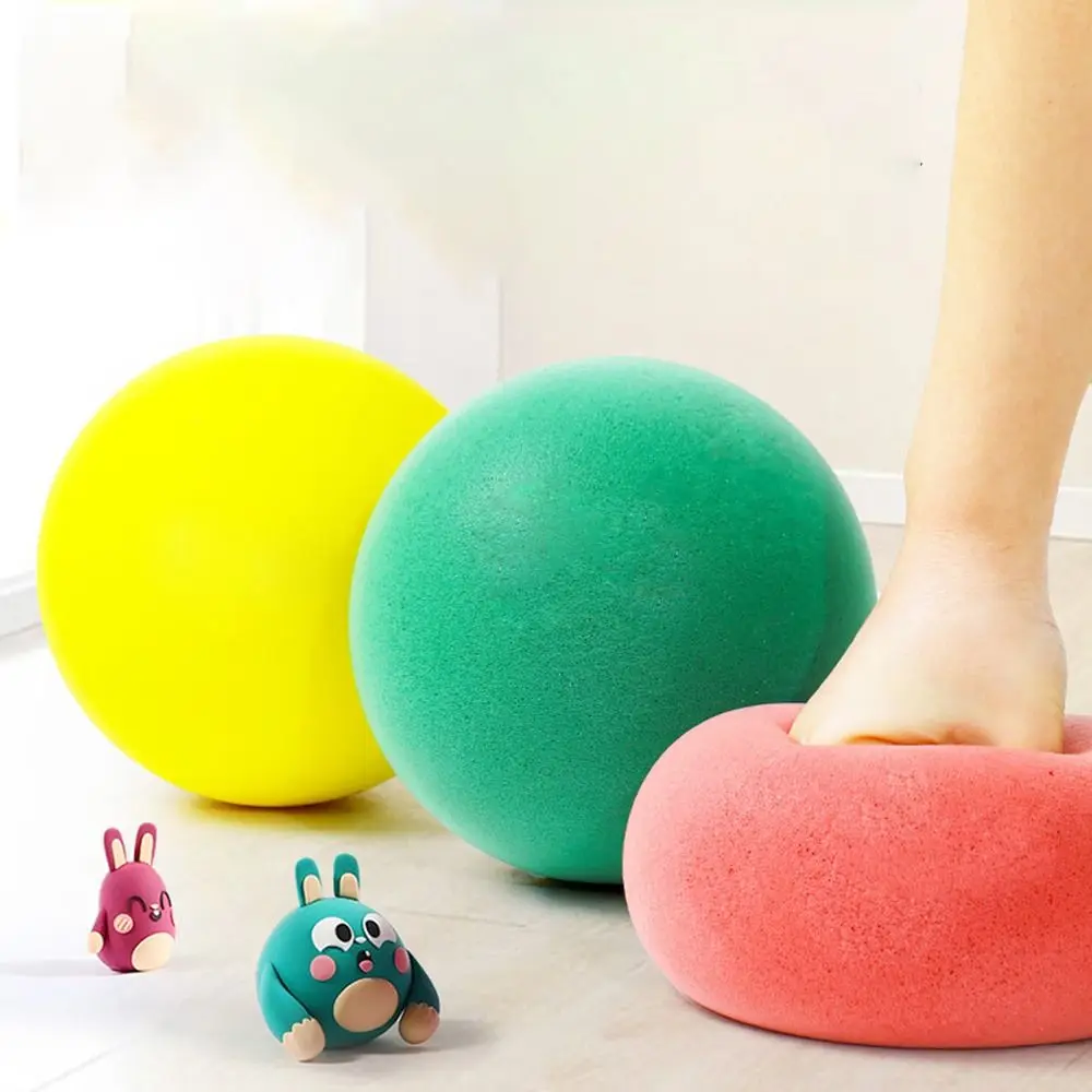 Silent Basketball Foam Basketball Indoor Training Ball Uncoated Low Noise Basketball Training for Kids Various Indoor Activities 2