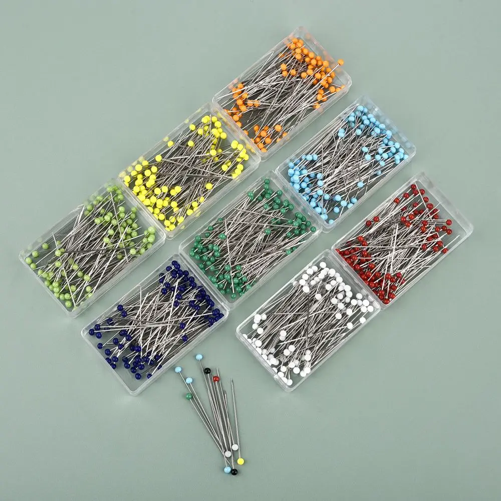 Schneiderei Stifte Stickerei Patchwork Handarbeiten Position ierungs stifte Edelstahl Nähnadel DIY Näh zubehör 100 stücke – Detail 5
