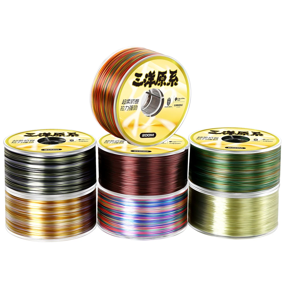 ZUKIBO Sanyo 350M Monofilament Fishing Line,High Abrasion Resistance, Lower Light Refraction, Lower Memory Extruded Nylon Line