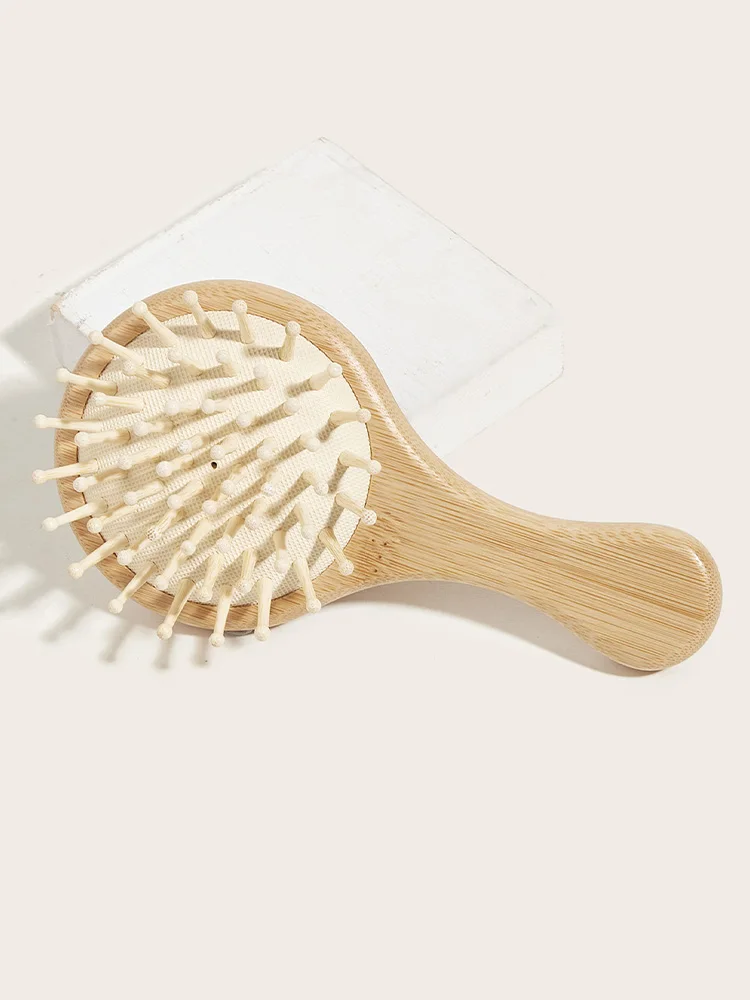 Cute Cat Hair Brush Nature Wooden Anti-Static Detangle Brush Hair Scalp Massage Comb Air Cushion Styling Tools for Child Girls curly hair brush hair brush comb hair comb hair comb set wooden handle brush