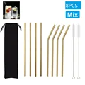 8Pcs Mixed Metal
