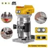 Brushless Electric Trimmer Woodworking Trimming Machine Wood Router Milling Engraving Slotting Machine Fit Dewalt 18V Battery 1