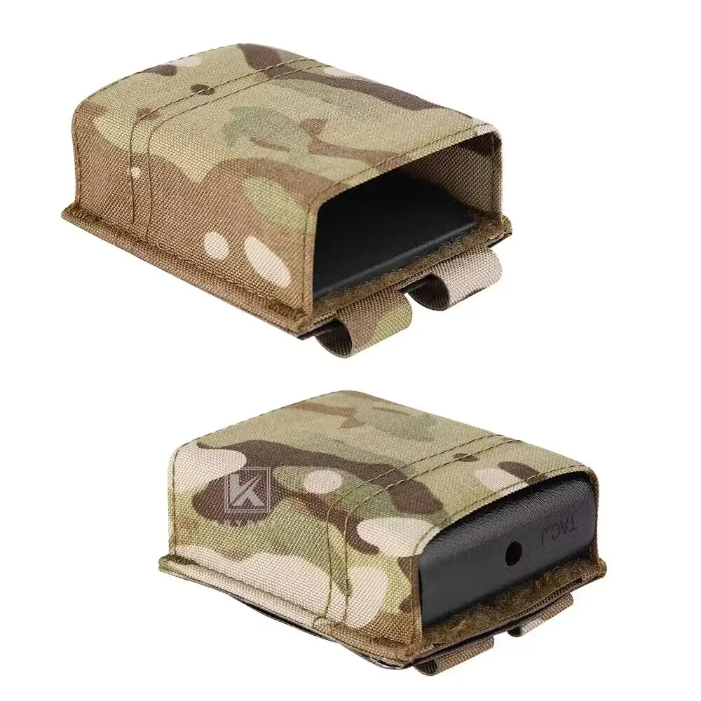 KRYDEX Tactical Single Mag Pouch MOLLE 5.56 M4 M16 Magazine Pouch Holder Remove Insert Clip Hunting Gun Accessories