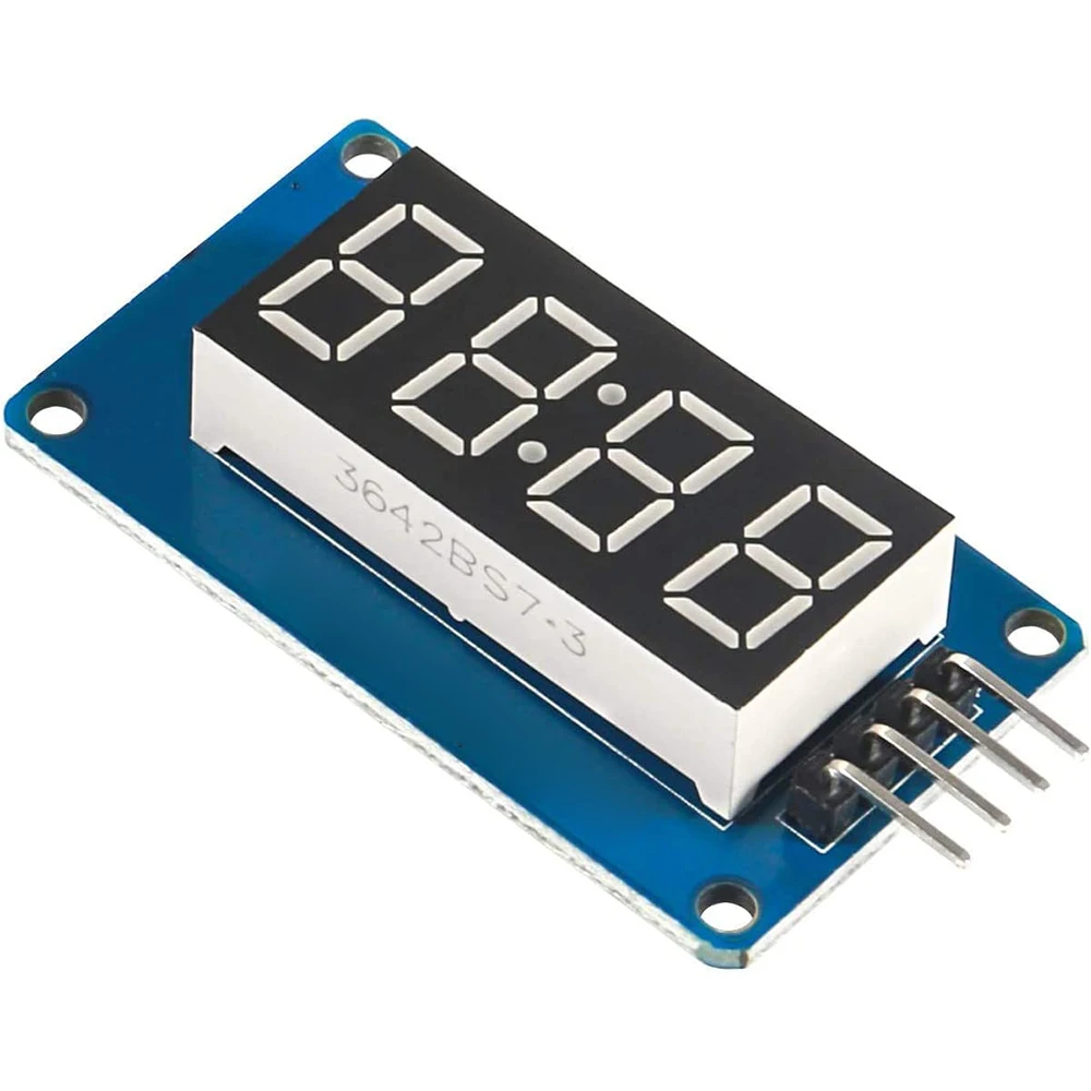 Tm1637 Led Display Module For Arduino 7 Segment 4 Bits 0.36inch Clock ...