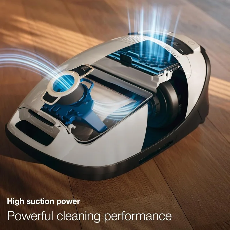 Miele Classic C1 Turbo Team Bagged Canister Vacuum, Tech Blue - Portable, Household 2