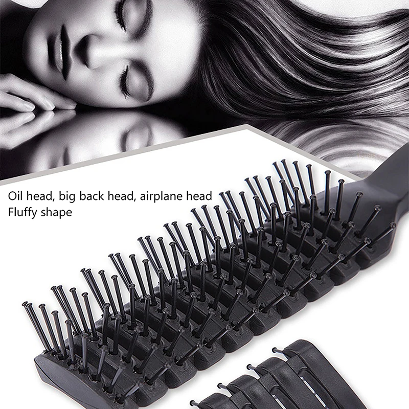

Straight Curly Hair Styling Comb High Temperature Resistant Anti-Static Head Massage Comb Spare Ribs Comb Oil Head Plastic Comb