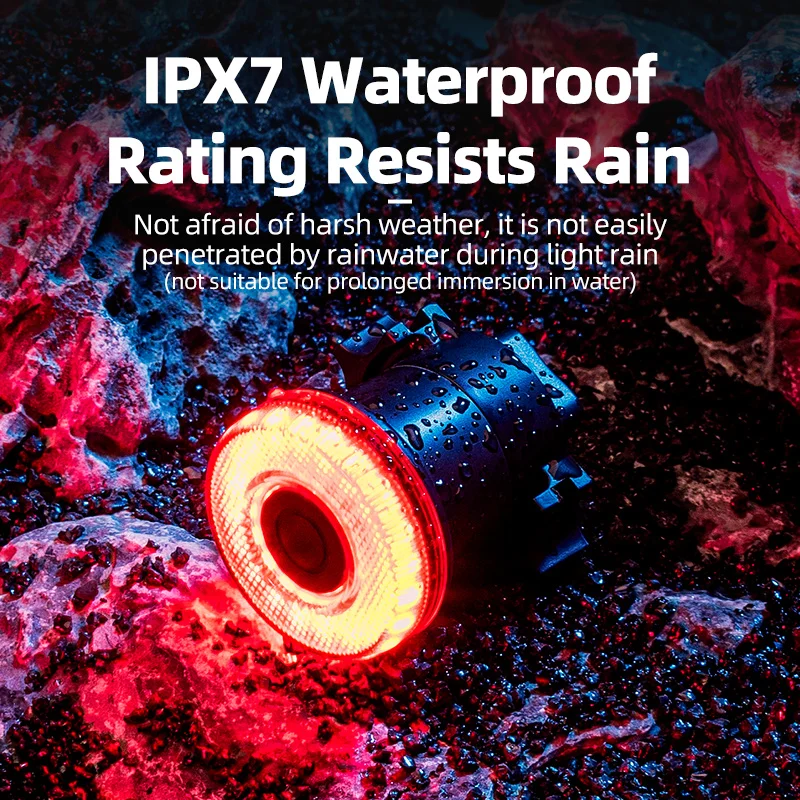 Smart Rechargeable Bike Tail Light 5