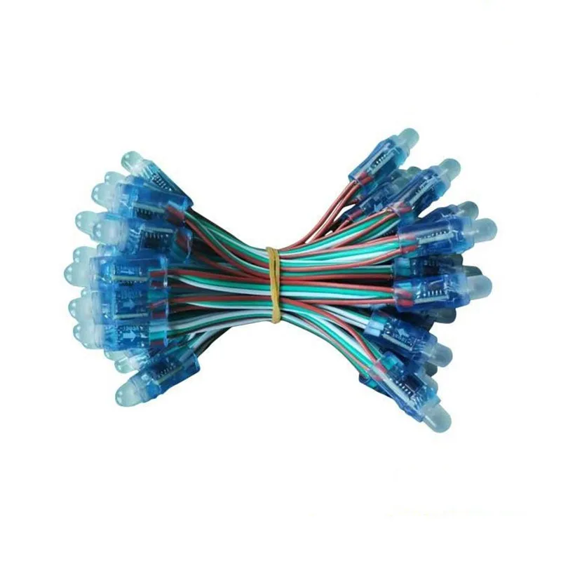 LED Modules String Light 0.12w DC12V 9mm white red blue green yellow IP68 Outdoor Waterproof Advertisement LED Pixel Lights