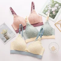 Lace Maternity Bra Front Buckle Nursing Bras Seamless Vest Clothes For Pregnant Women Underwear Breastfeeding Bra wholesale 1