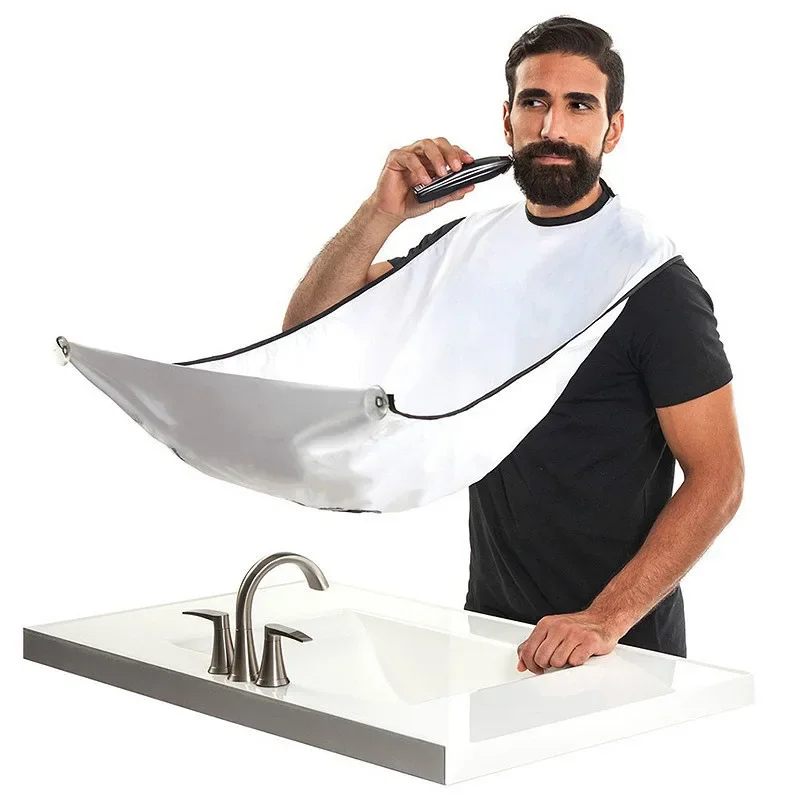 Shaving Apron Male Beard Catcher Cape Care Bib Face Shaved Hair Adult Shaver Cleaning Hairdresser Man Clean Gift