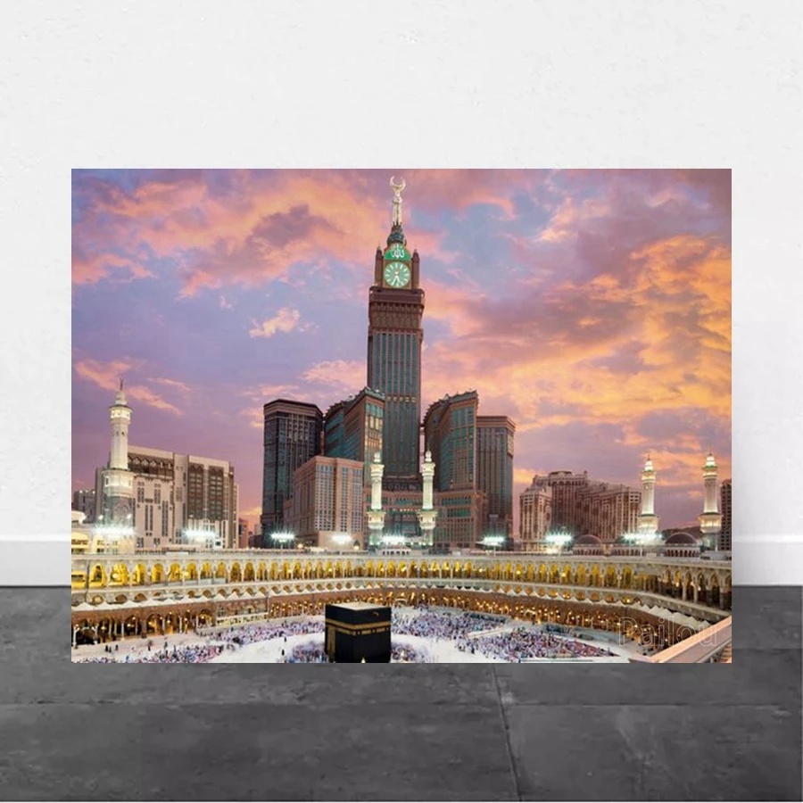 Kit Diamond Painting 5D Paesaggio Urbano 40x30cm - Con Diamantini Rotondi E Strumenti | DIY Per Decorazione Casa - Foto 4