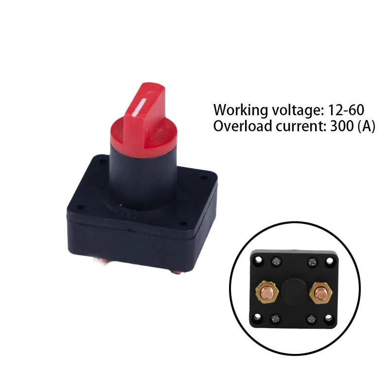 1PC Ignition Switch QB050 High Current Universal Knob Type for Automobile Yacht Marine Power Off System