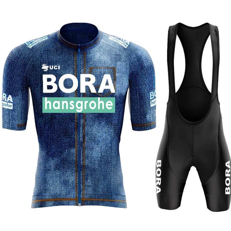 Men's Mtb Cycling Pants Clothes Bib UCI BORA Gel Clothing Uniform Man 2024 Summer Shorts Jersey Tricuta Costume Bike Male Set 6