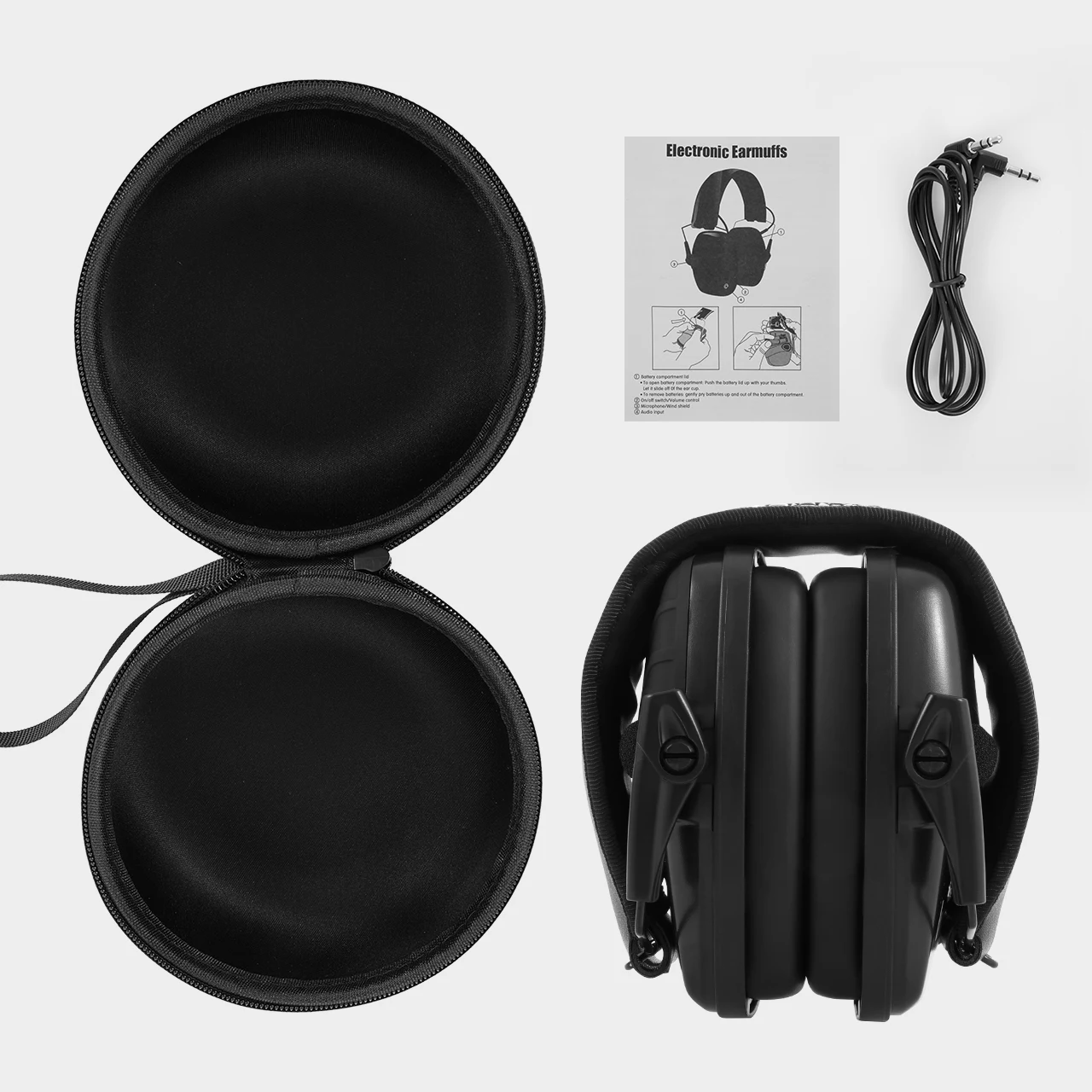 Tactical anti-noise Earmuff for Hunting shooting headphones Case Noise reduction Electronic Hearing Protective Ear Protection shooting earmuffs anti noise earmuffs ear protection earmuffs hearing protection headphones shooting headphones