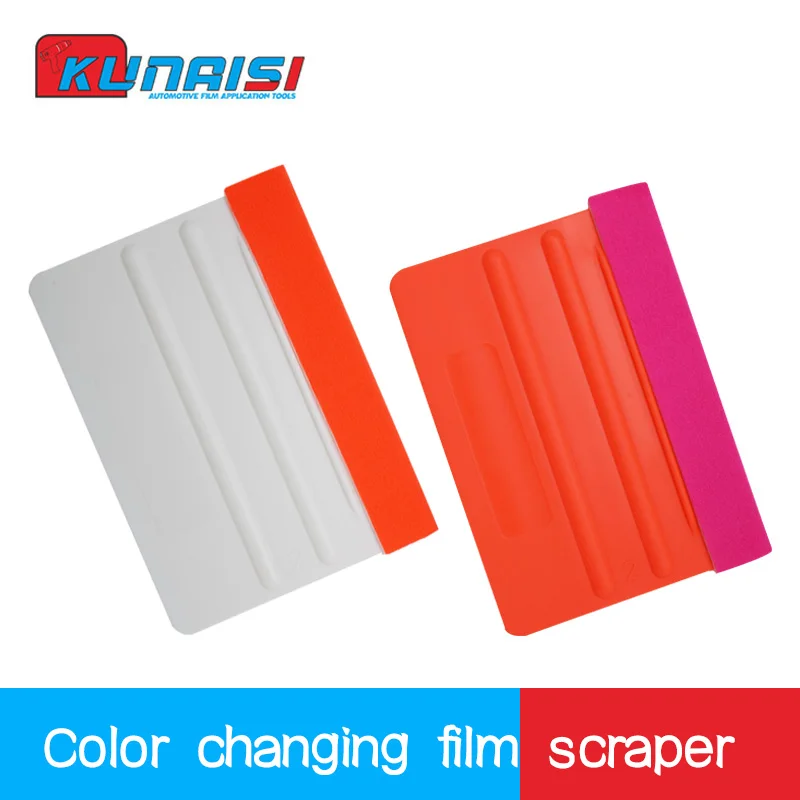 Car Film Wrap Tool Squeegee Vinyl Wrapping Spatula Window Film Scraper  Cutter Color Change Film Scraper With Cloth Flannel - AliExpress