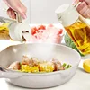 2in1 500ml  Oil Sprayer Oil Spray Bottle Oil Tank BBQ Kitchen Baking BBQ Picnic Kitchen Tools for Businesses 2