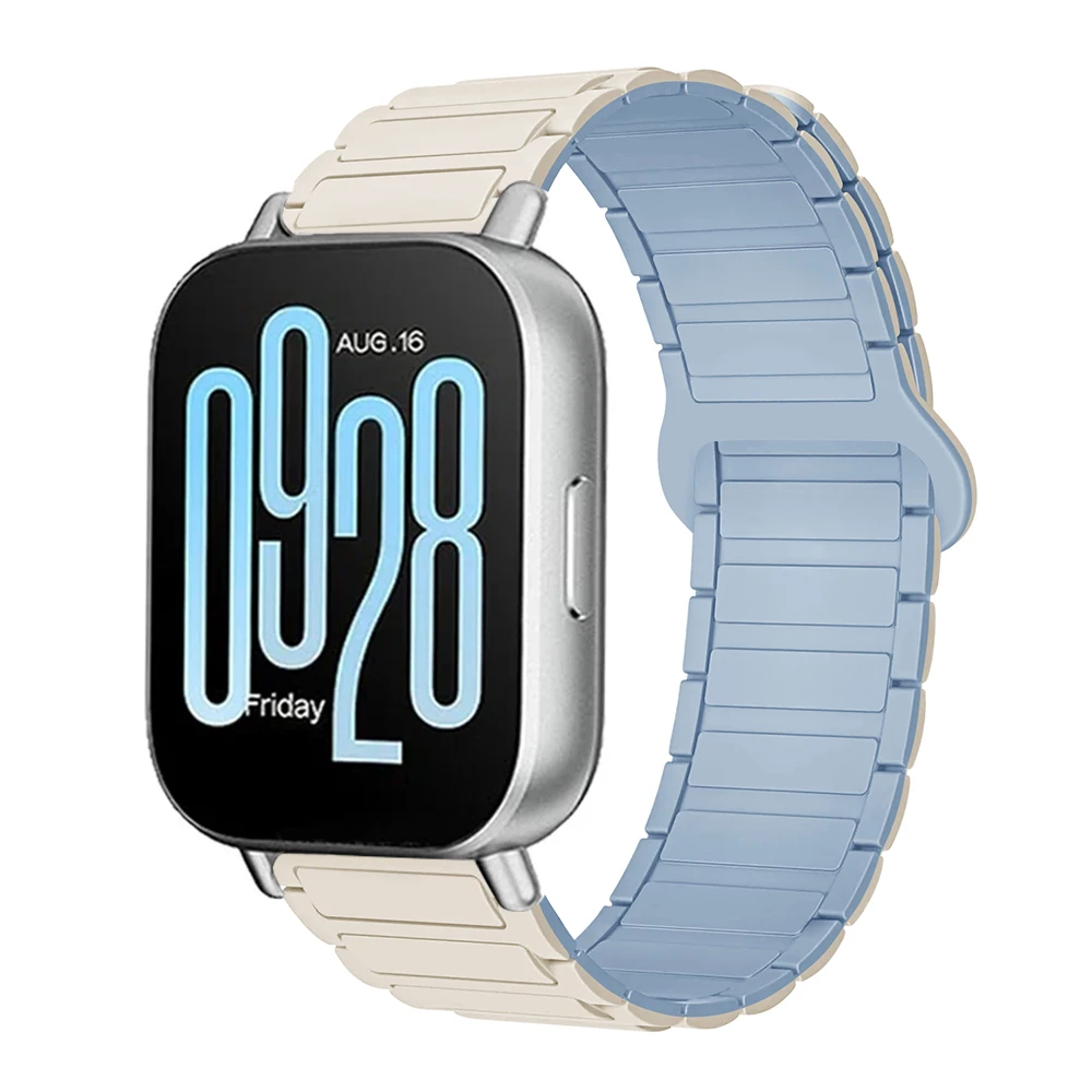 Magnetic Silicone Loop Strap - 22mm Wristband Bracelet