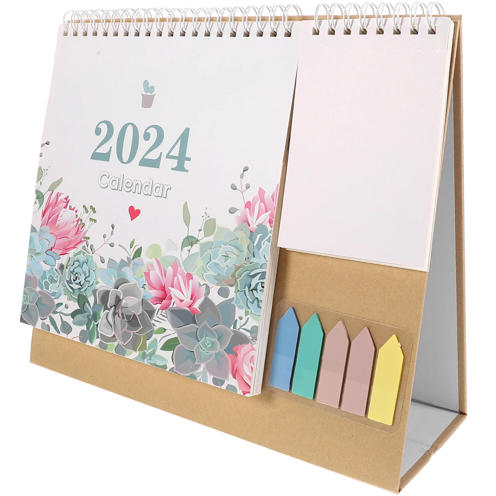 Desk Calendar 2024 Plan Schedule Planning Decor Calendars Students Month Table Decor Portable Delicate Office Daily Use Decore calendar delicate creative decorative wooden portable manual calendar perpetual calendar for office