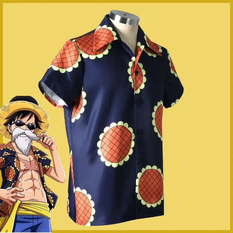 Anime Um Pedaço Macaco D Luffy Cosplay Trajes Camisa De Girassol Top Top  Halloween Roupas De $121,42