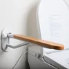 Bathroom Handrails,Elderly Care Products Support Frame,Anti Slip Solid Wood Bathroom Toilets Stand Up Assist for Disabled People 1