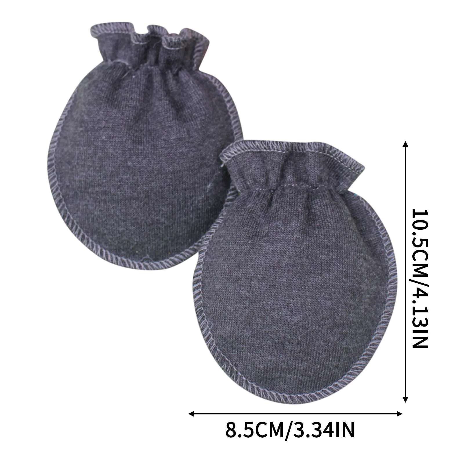 5 Pairs of Gloves, Newborn Baby Mittens Without Scratches Are Suitable For Boys Girls, Suitable for Infants Aged 0 to 6 Months