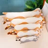 130cm Kawaii Soft Long Cat Pillow Plush Toys Stuffed Bed Office Nap Pillow Bed Sleep Cushion Home Decor Gift Doll for Kids Girls 1