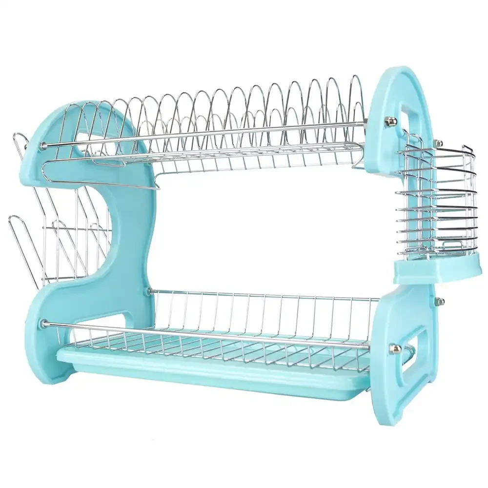 

Plastic Dish Drainer, Turquoise