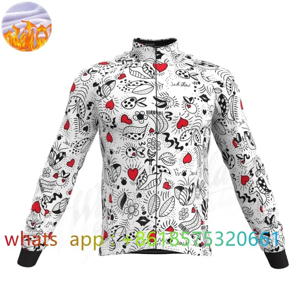 Slopline Winter Jacket Thermal Fleece Men Cycling Jacket Long Sleeve Cycling Bike Clothing Pro Team Light Keep Warm