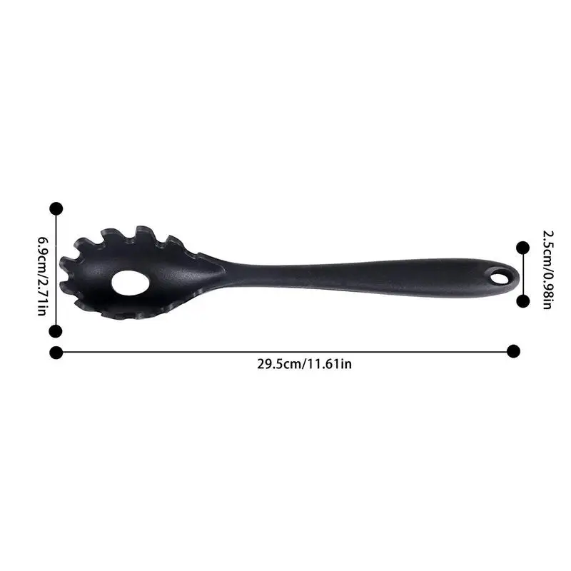 New Pasta Noodles Server Fork Multi-funtional Spaghetti Spoon Kitchen Utensils Silicone Noodles Vermicelli Scoop Cooking Tool