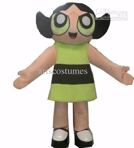 New Adult Halloween Christmas Girl Mascotte Fancy Cartoon Mascot Costume Peluche Fancy Dress Mascot Costume