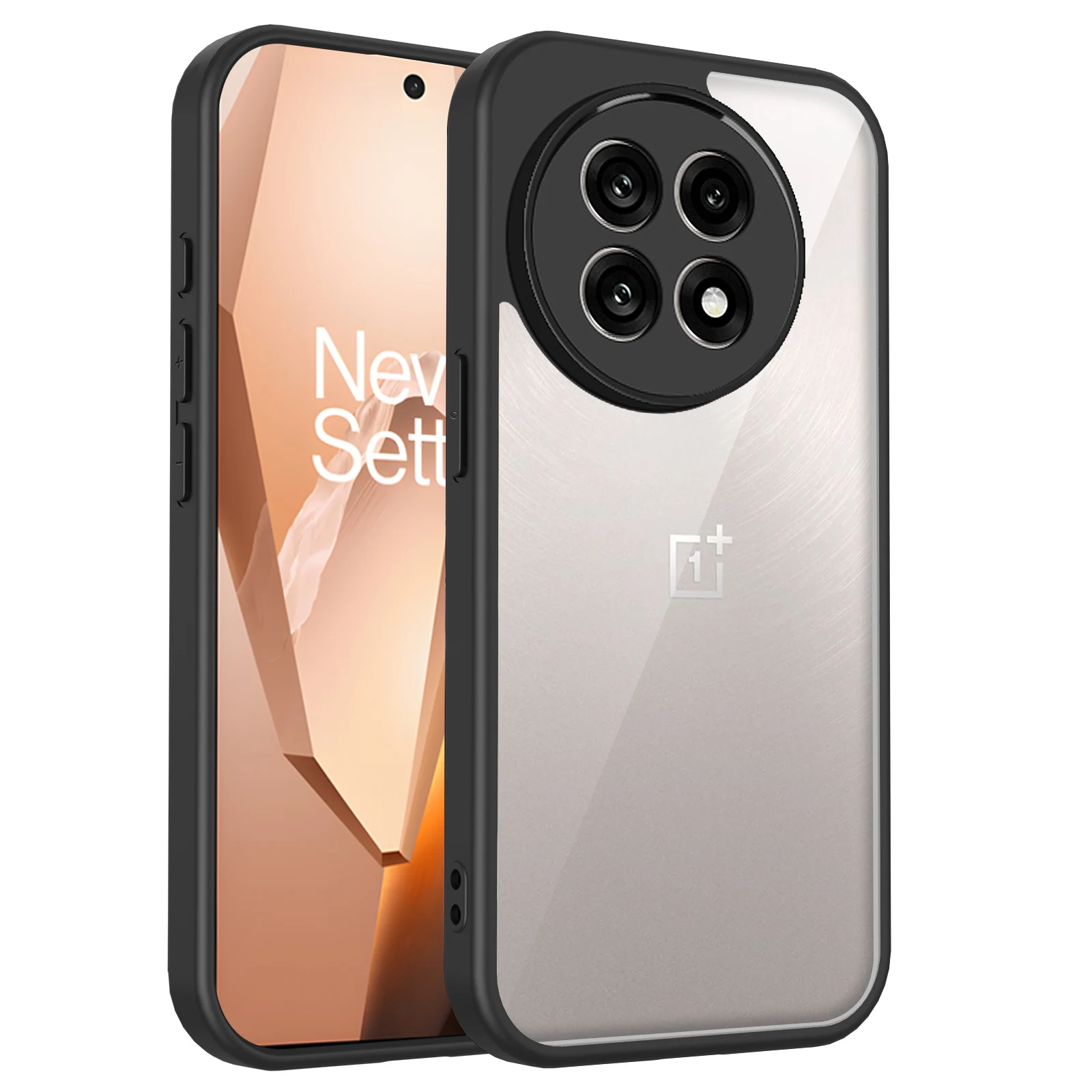 Matte Acrylic Clear Hard Cover Armor Shockproof Case