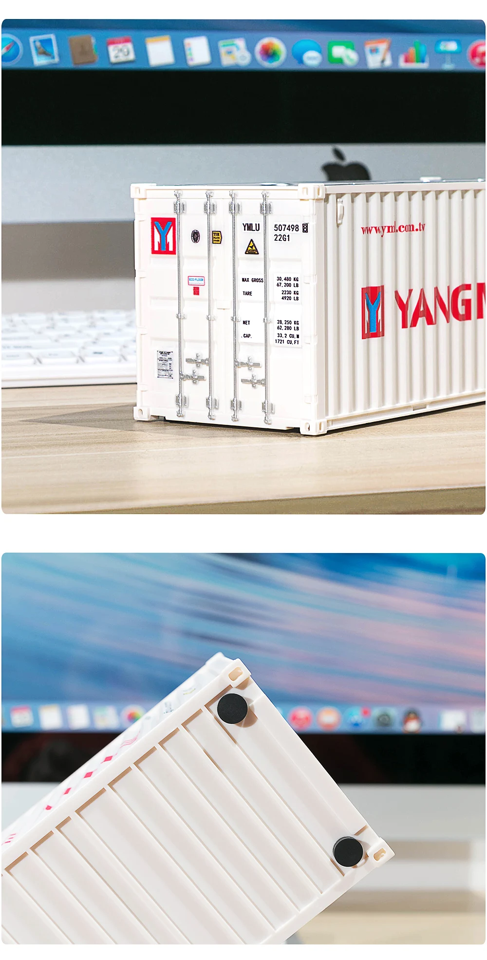 monster truck toys YANGMING Mini Shipping Container Model Toys Cargo Container Maritimo Logistics Container Ship Box Pen Holder Office Supplies diecast cars