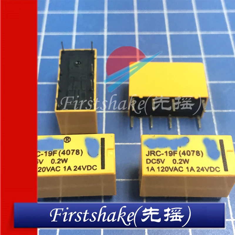 

10PCS/Lot JRC-19F(4078)-DC5V DIP New Original