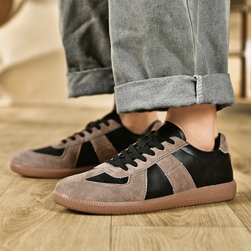 Classic Original Men's Sneakers High Quality Leather Casual Shoes Men Stylish Women's Sports Shoes Retro Suede Lace-up Trainers