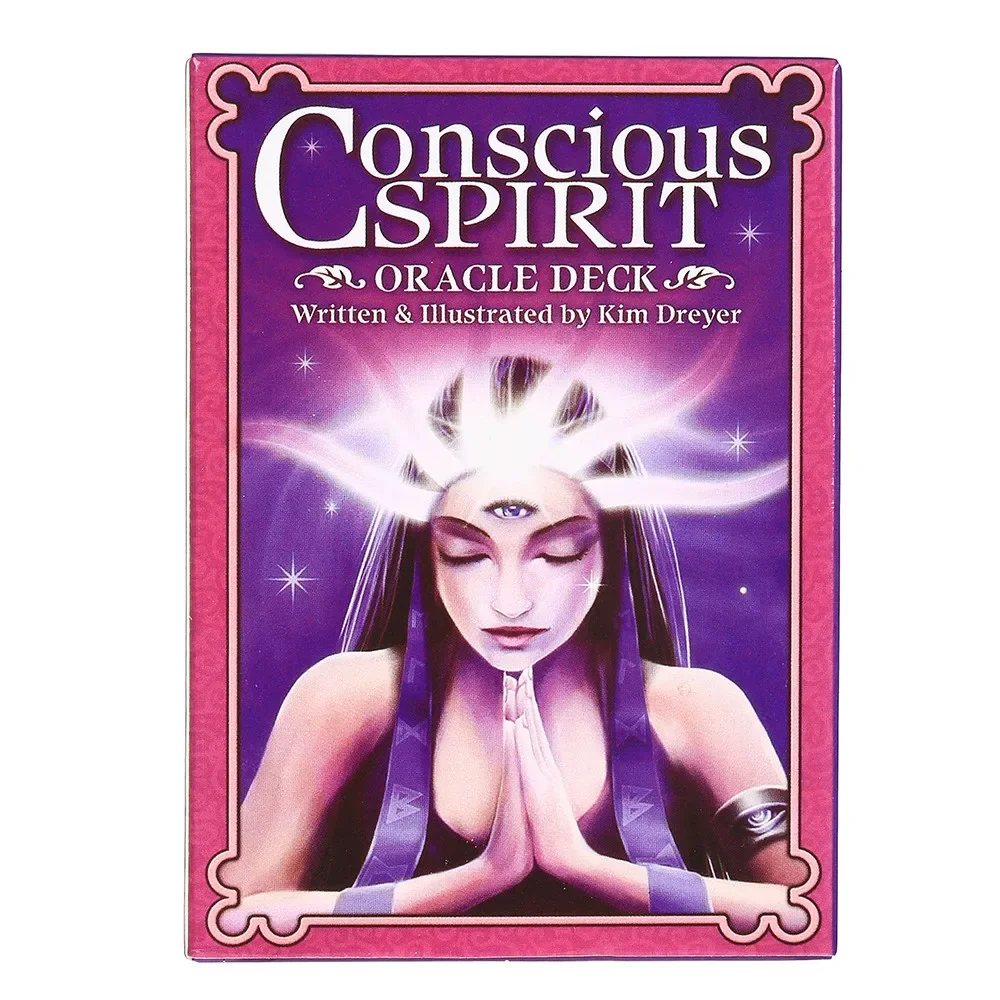 Conscious Spirits Oracle Cards: 45 Durable and Fashionable Tarot-Inspired Deck for Fun and Insightful Party Games