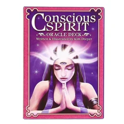 Conscious Spirits Oracle Cards: 45 Durable and Fashionable Tarot - Inspired Deck for Fun and Insightful Party Games (TC076)