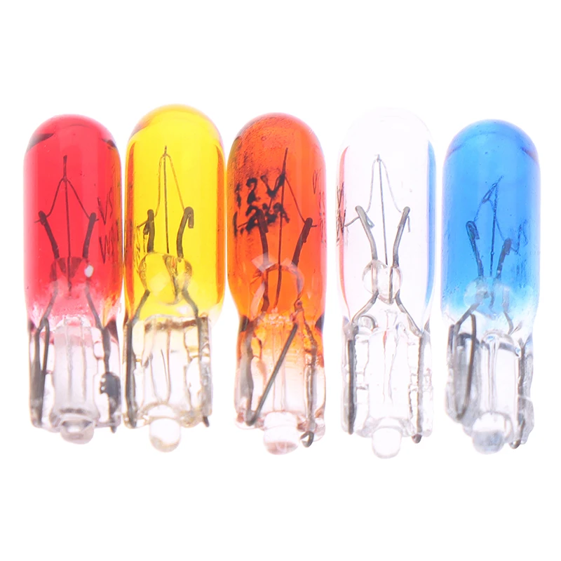

10Pcs T5 SMD LED Car Light Automobiles Light-emitting Diode Instrument Gauge Dashboard Light Bulbs Auto Interior Indicator Lamp