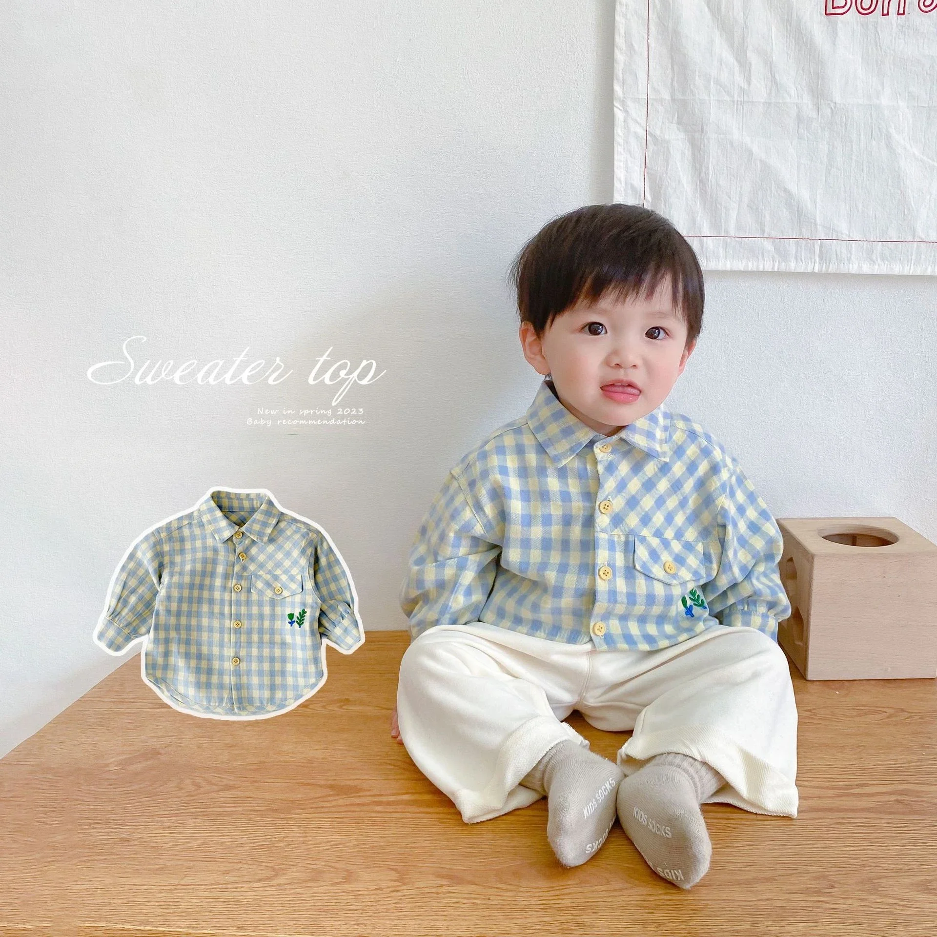 baby boy shirt for boy Blouse Infant top winter baby clothes tops Children's blouse shirts 0 to 12 months
