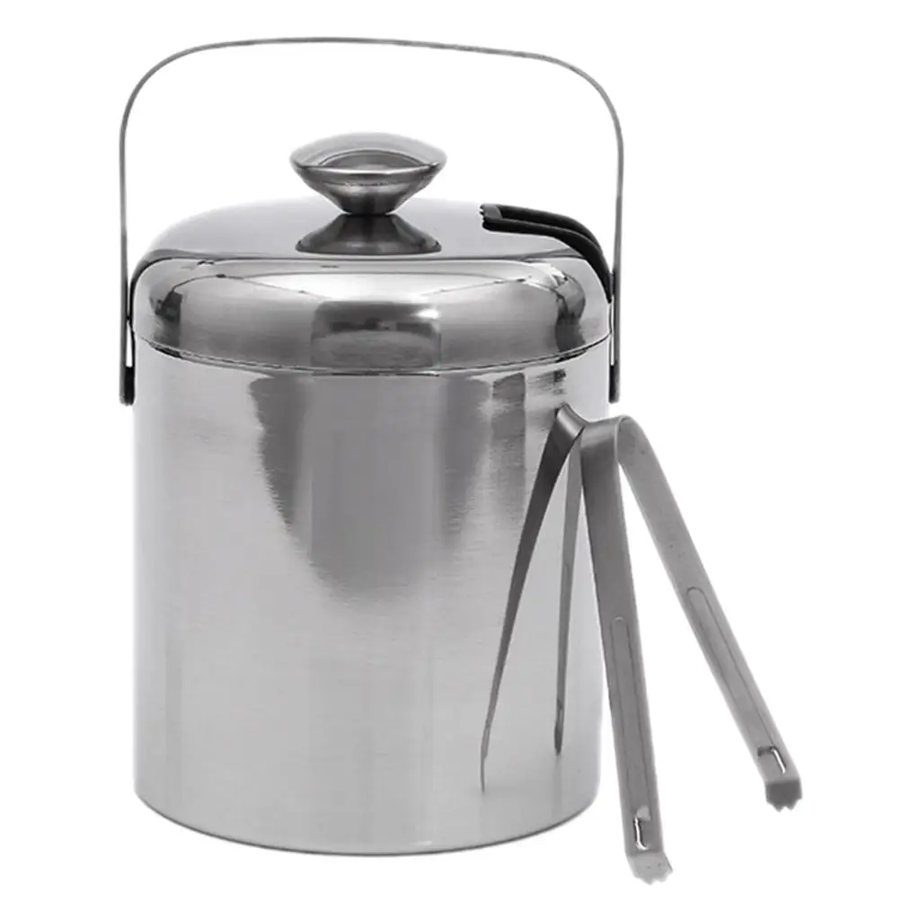 Stainless Steel Ice Bucket with Lid And Wine,ice bucket