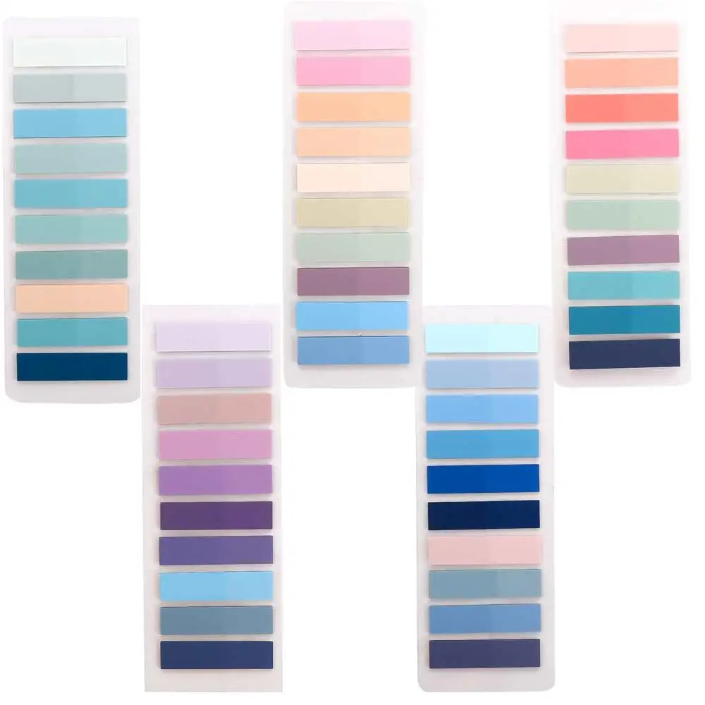 

Office Supplies Morandi Index Tabs Bookmark Loose-leaf Self Adhesive Memo Pad Flags Tabs Stickers Index Page Markers Paper